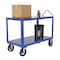 Vestil Ergo Handle Cart, Steel, 2400 lb Load Capacity, 2 Shelves, 60" L, 30" W DH-MR2-2448 - alternate 2